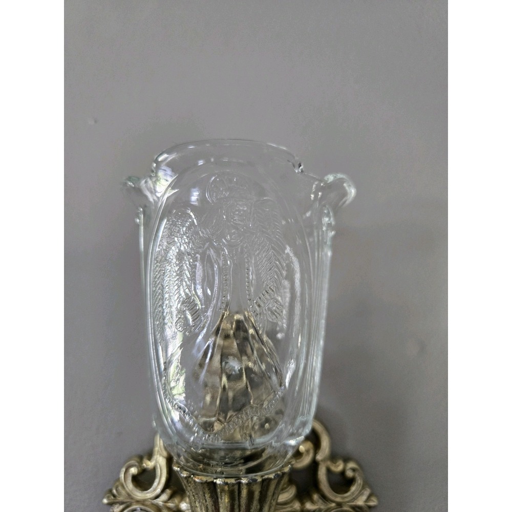 A Pair Of Home Interior Angel  Embossed‎ Votive Tulip Cup
